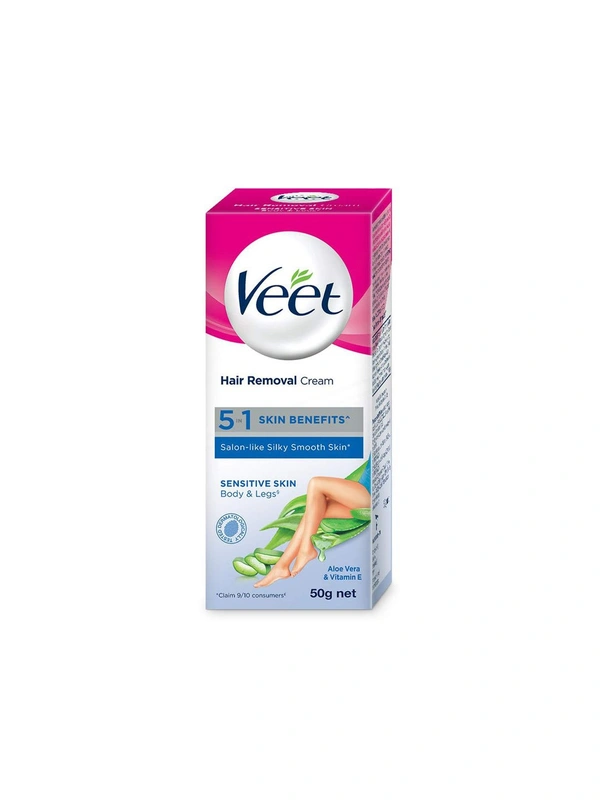 Veet Silk & Fresh Sensitive Skin Hair Removal Cream-50 Gm