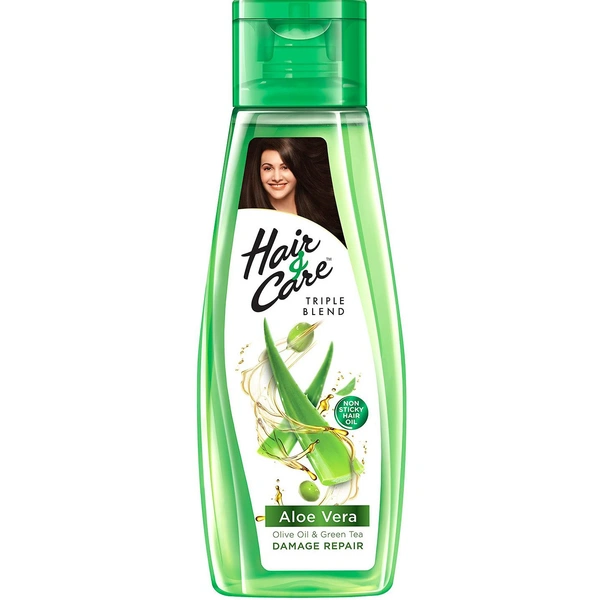 Hair & Care Damage Repair Non-Sticky Hair Oil with Aloe Vera, Olive Oil & Green Tea,200 ml