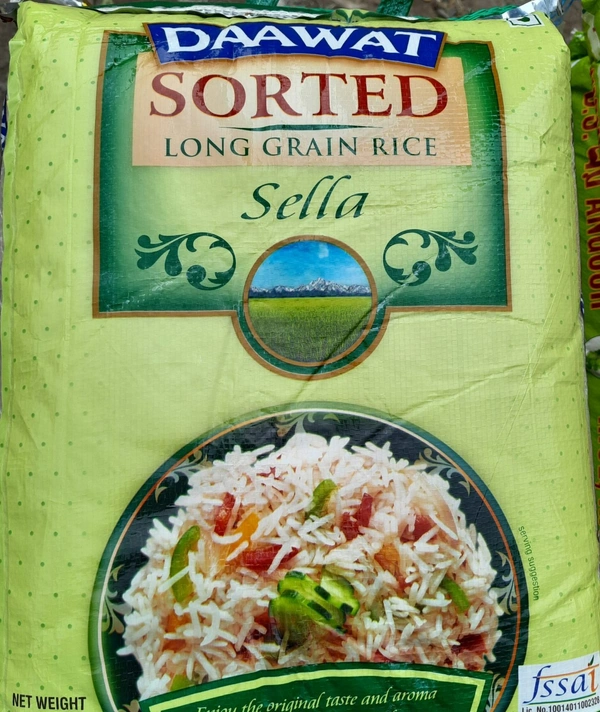 Daawat Sorted Long Grain Rice Sella -10Kg