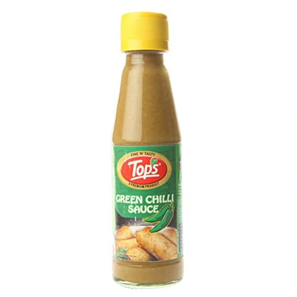 Tops Sauce - Green Chilli, 200g Bottlee