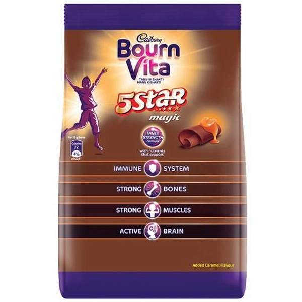 Bournvita Cadbury 5 Star Magic Health Drink Pack, 500 g