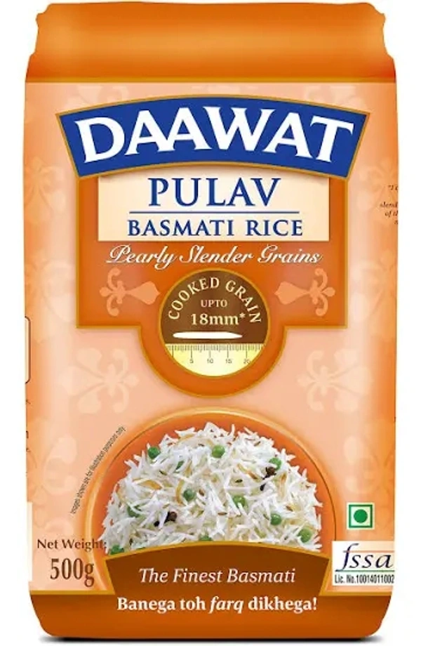 Daawat Pulav Basmati Rice 1kg