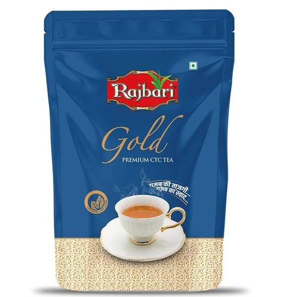 Rajbari Gold CTC Tea | Blended with Aromatic Long Leaves | Strong, Full-Bodied & Robust Flavour |250g