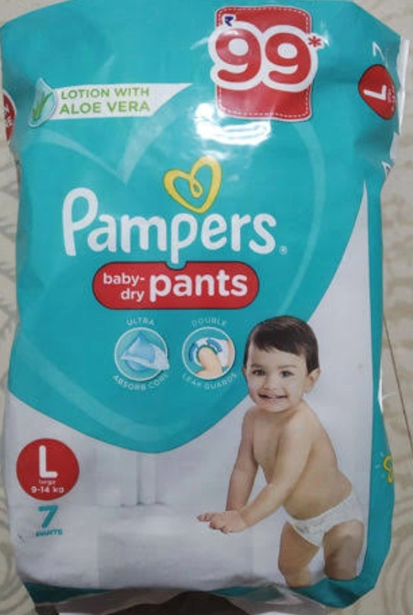 Pampers  7 Pants - L