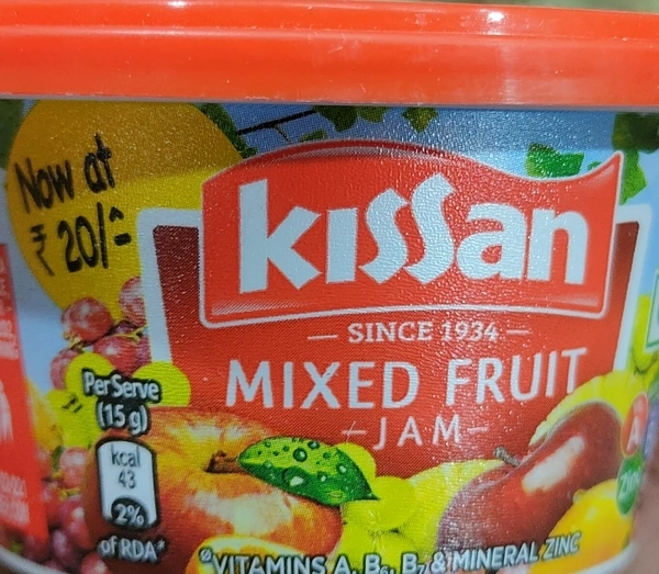 Kisaan Mixed Fruit Jam 