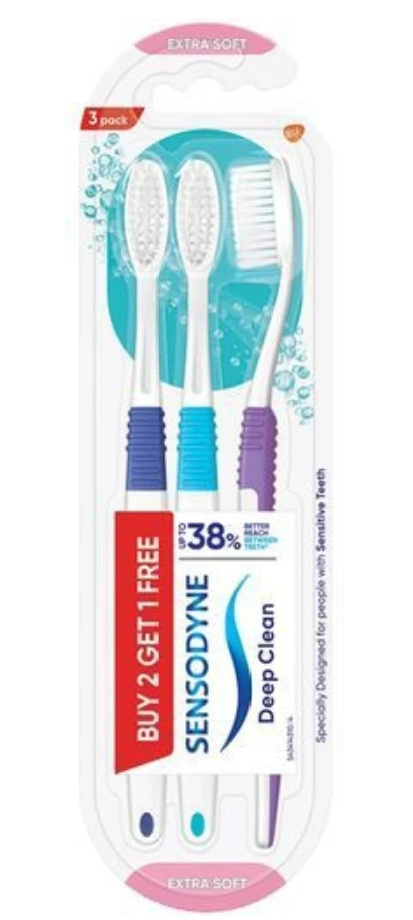 Sensodyne Brush 3pic 1 Free