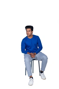 Men's T-Shirt Royal Blue - XXL