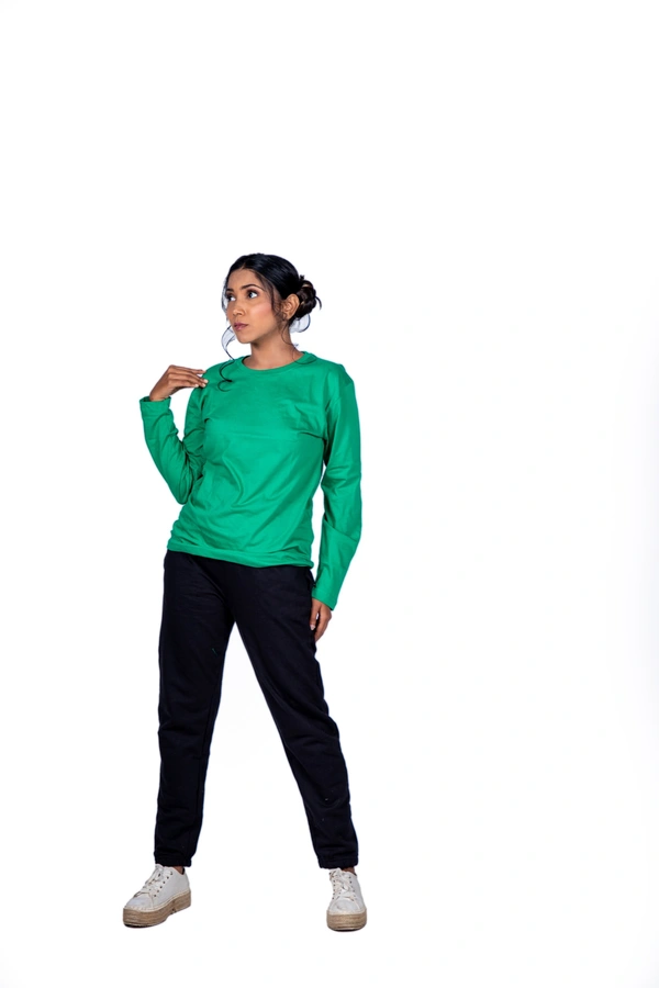 Women's T-Shirt Emerald Green - S