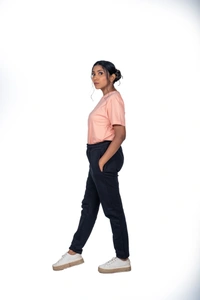 Women's T-Shirt Peach - L