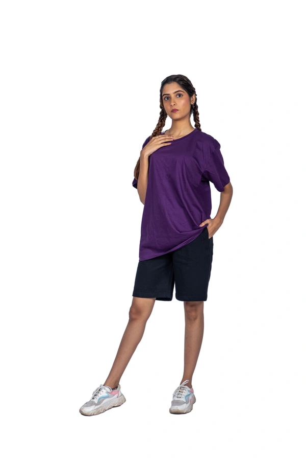 Women's T-Shirt Wine - L