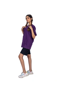 Women's T-Shirt Wine - L