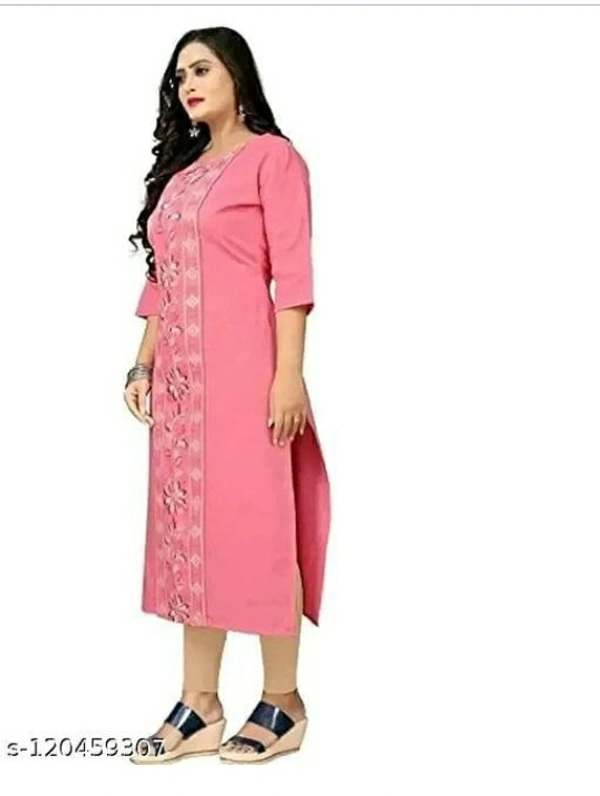 Cotton Embroidery Kurti - Froly, L