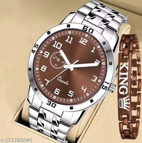 Watch Trendy Watch New - Sangria, Free Size