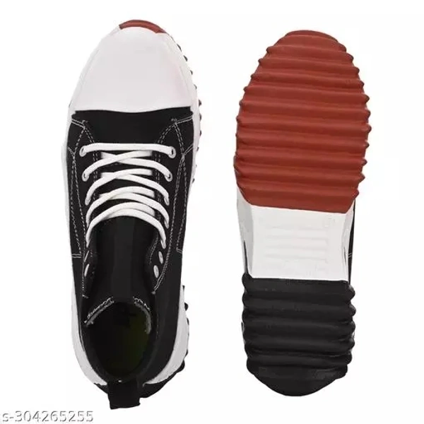 Xylus Black Fancy Casual Shoes for Man - Black, IND-6