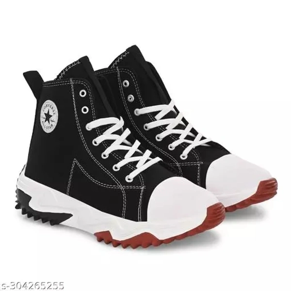 Xylus Black Fancy Casual Shoes for Man - Black, IND-10