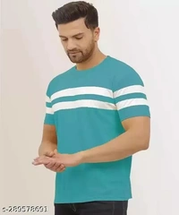T-Shirt For Men's  - Turquoise, S