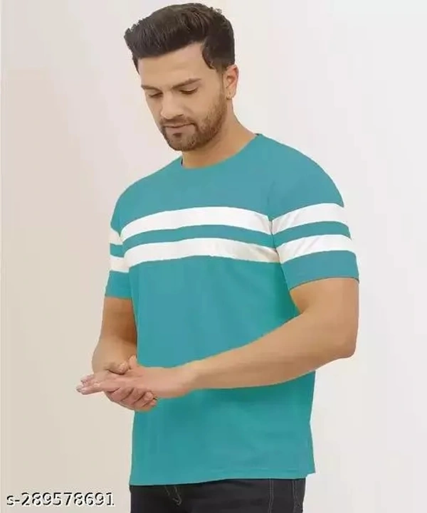 T-Shirt For Men's  - Turquoise, S