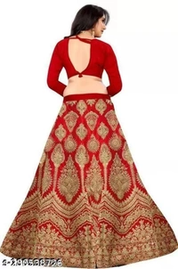 Aagyeyi Sensational Women Lehenga - Red, Free Size
