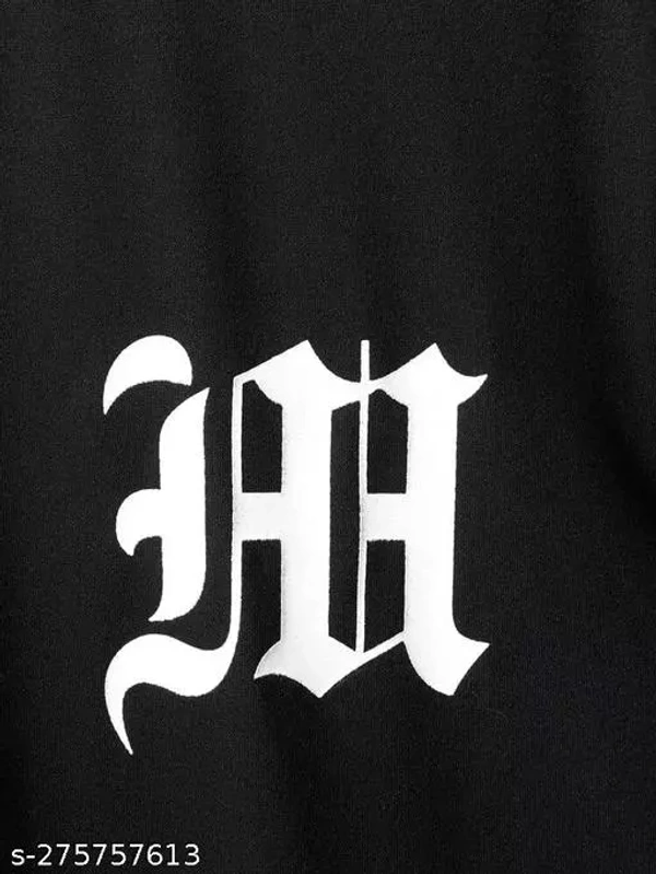 AFW-Black Grey JK Printed Tracksuit - Black, XL