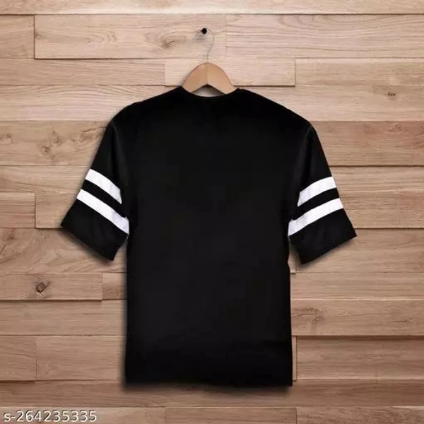 Helmont Men's Solid Round Tshirts - Black, XL