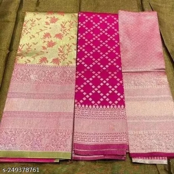 Women's Kanchipuram Kanjivaram Indian Traditional Style Silk Pure Zari Weaving Traditional Lehenga Choli Set Half - Web Orange, Free Size