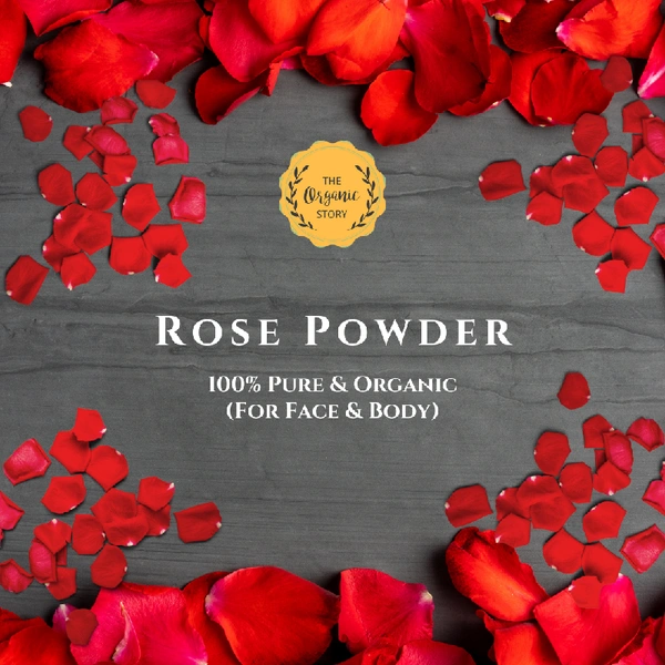 The Organic Story Rose Petals Powder
