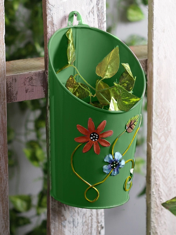 Half Moon Pot Green