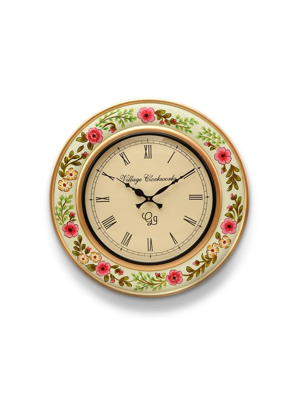 Round Wooden Handpainted 18 Inches - 12''X 18''
