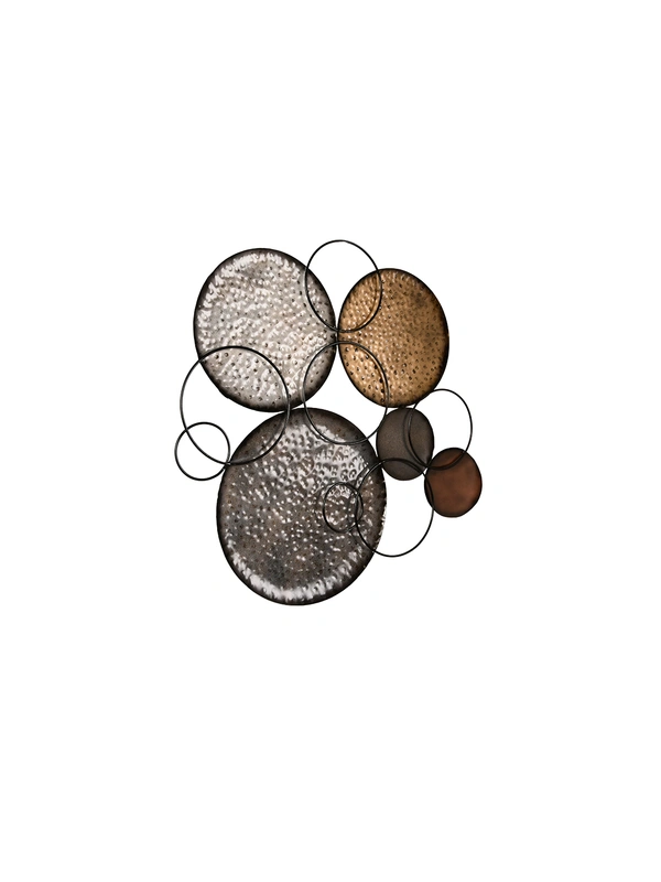 Abstract Metal Circles Wall Dcor