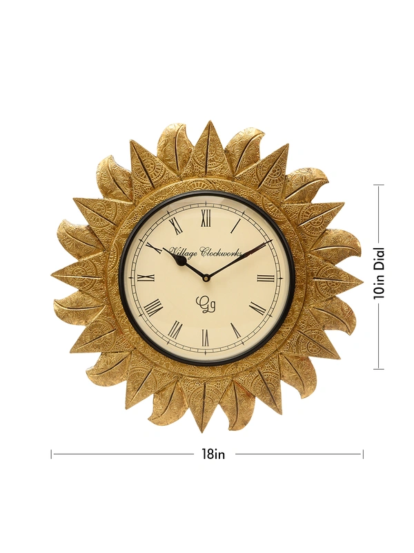 Carving Star Brass Embossed 18 Inches