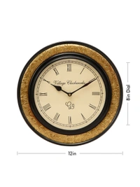 Round Embossed Brass 12 Inches