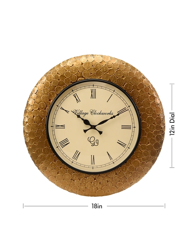 Round Gold Coin 18 Inches