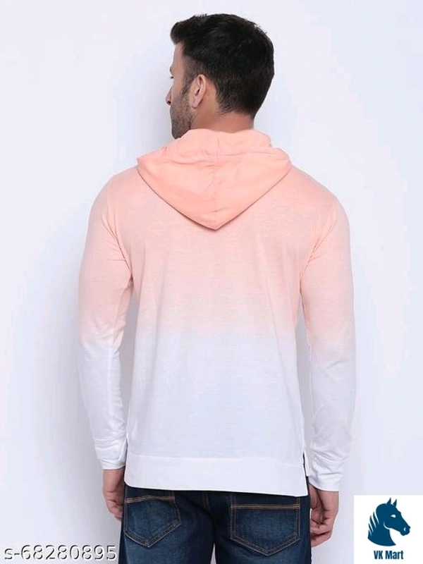 Rainbow T-shirt  - L, Peach Schnapps