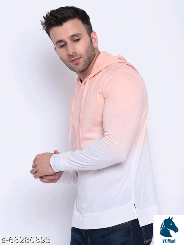 Rainbow T-shirt  - L, Peach Schnapps