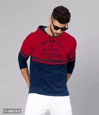 Stylish Hooded Neck T-Shirts - L