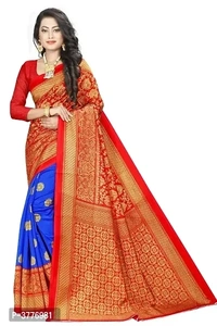 Mysore Silk Sarees with Blouse Piece - Eastern Blue