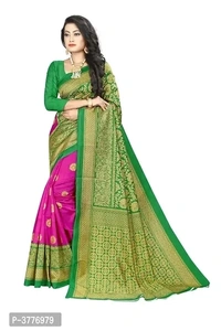Mysore Silk Sarees with Blouse Piece - Eastern Blue