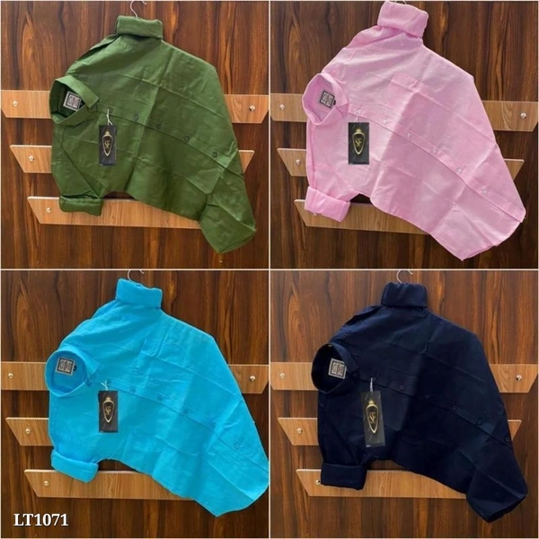 Plain Combo shirts (Pack Of 4) - XL
