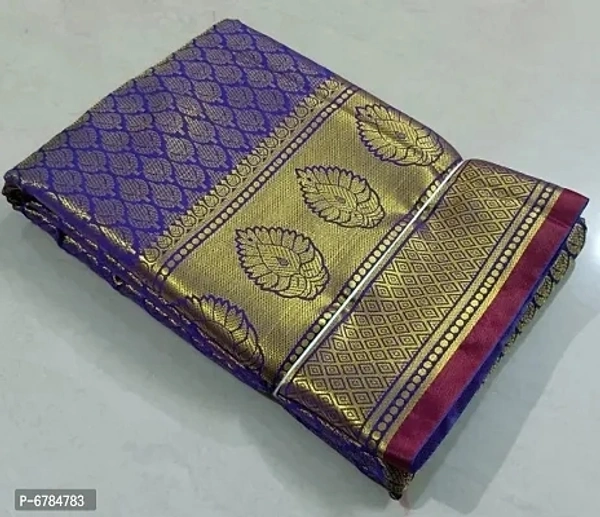 Kanjivaram Brocade Saree - SAPPHIRE