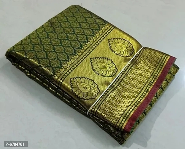 Kanjivaram Brocade Saree - SAPPHIRE
