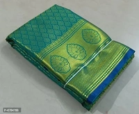 Kanjivaram Brocade Saree - SAPPHIRE
