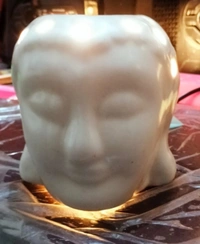 बुद्ध लाइट फिटिंग में  - White, 6 इंच