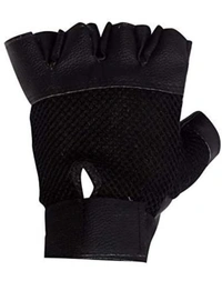 GET FIT Bike Riding Gloves fod Boys and Men - Black, Free