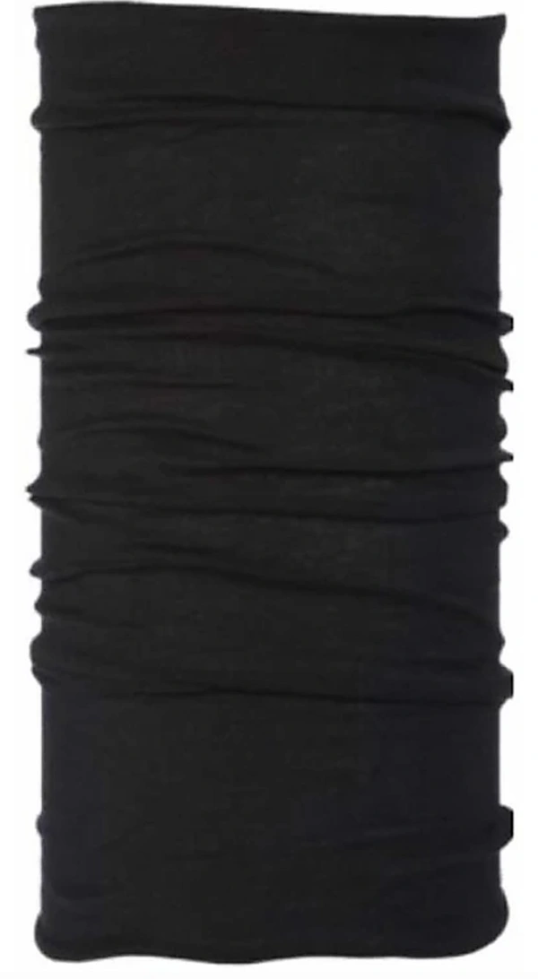 Black Bandana and Face Mask For Boys and Men  - Free