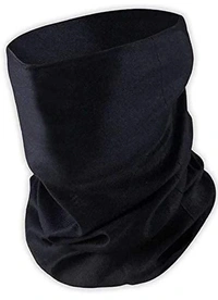 Black Bandana and Face Mask For Boys and Men  - Free