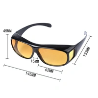Night Vision Glass for Car and Bike Riding Pack of 2 