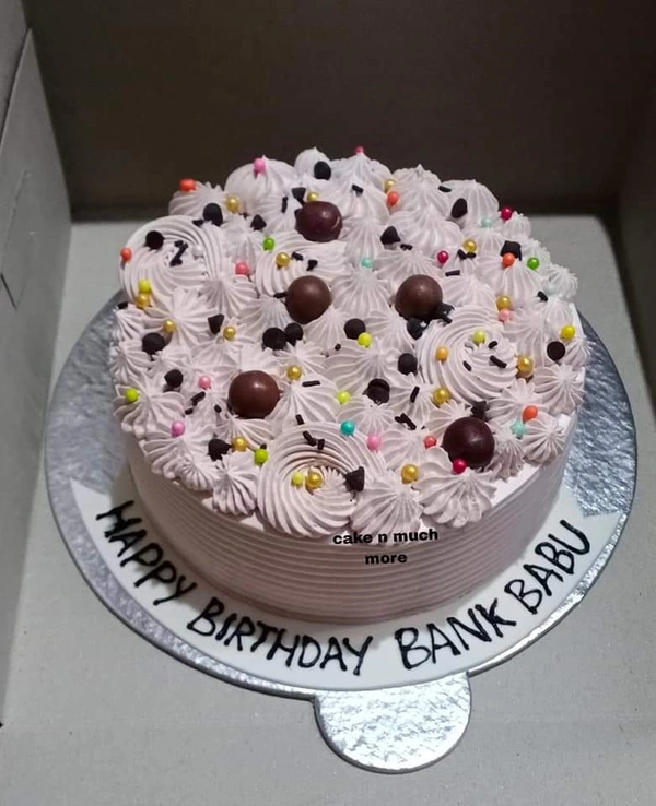Chocolate Cake  - Peach Schnapps, Half Kg, Eggless