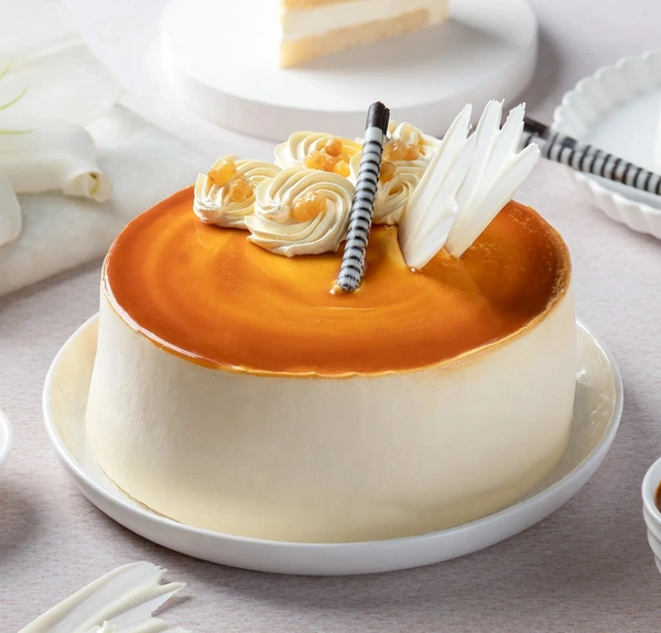 Delectable Butterscotch Cake - Half Kg, Eggless