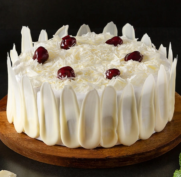 Delicious White Forest Cake - 1KG