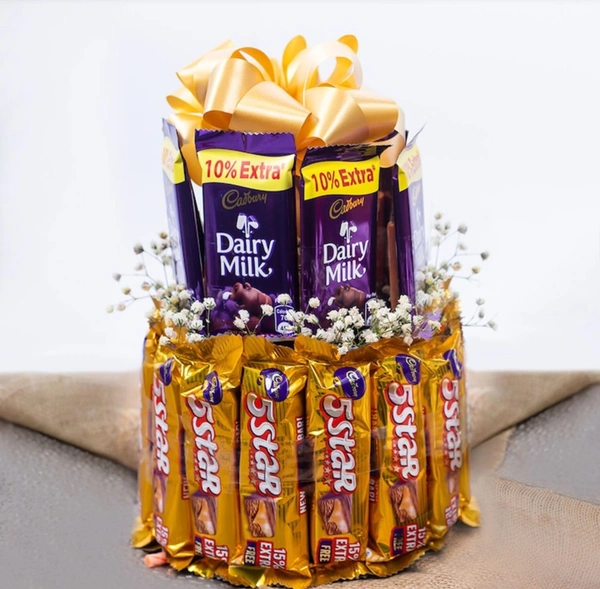 Two Layers Chocolates Bouquet 
